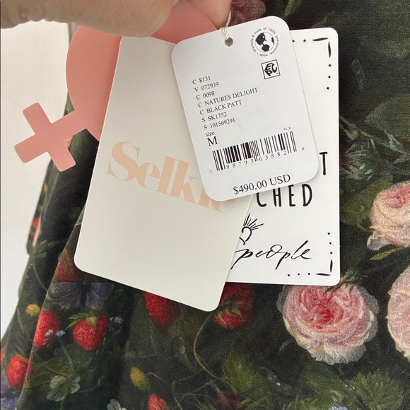 Selkie Dark Green Floral Strapless Ensemble - Picture 9 of 10